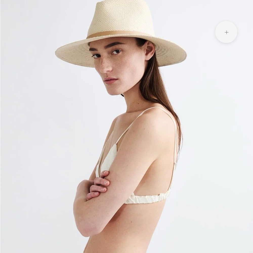 Janessa Leone Sherman Hat Natural NWT